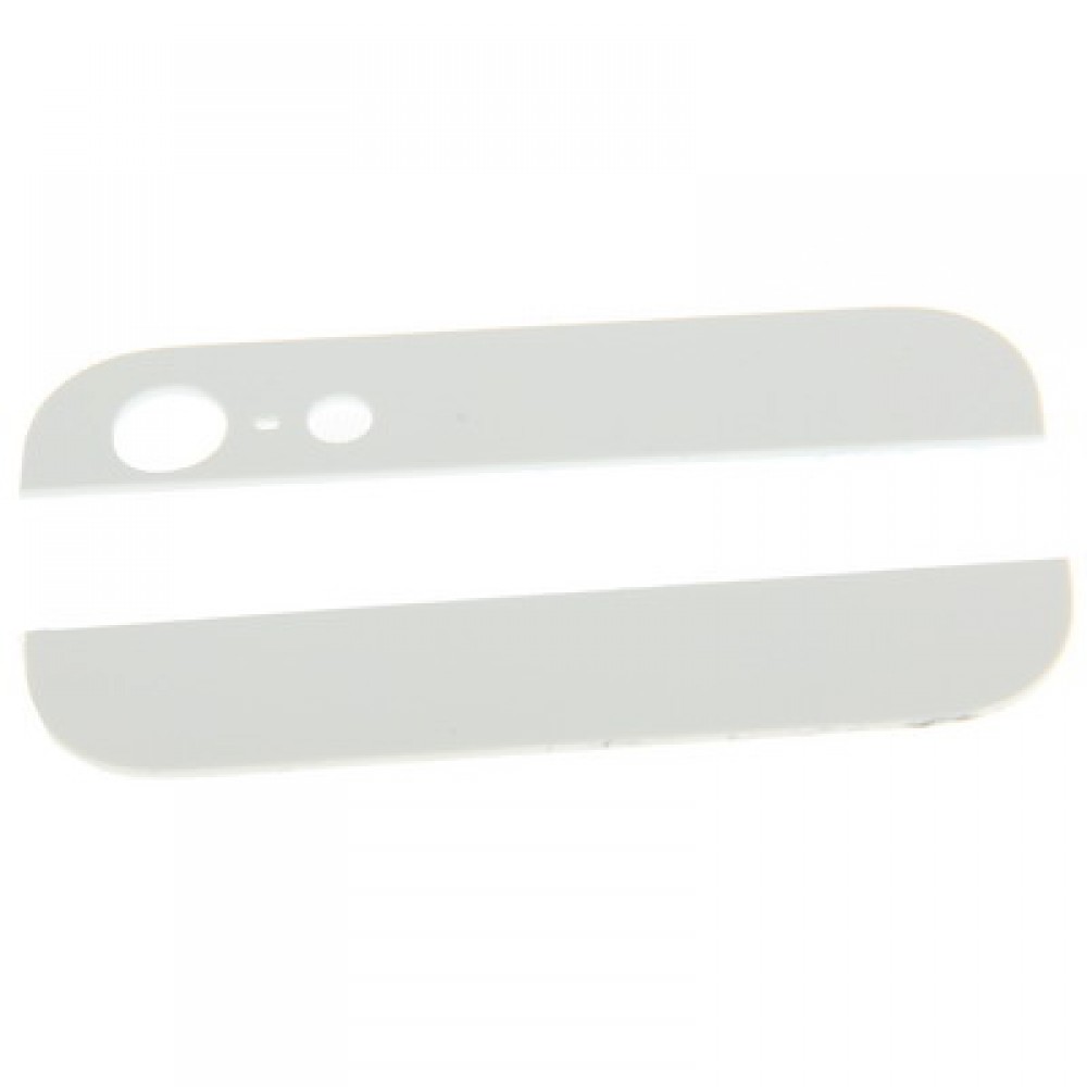 Original Back Cover Top & Bottom Glass Lens for iPhone 5(White) iPhone Replacement Parts Apple iPhone 5